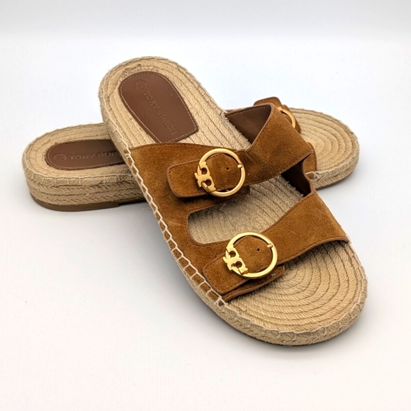 Tory Burch Shoes - Tory Burch Espadrille Slide Sandals